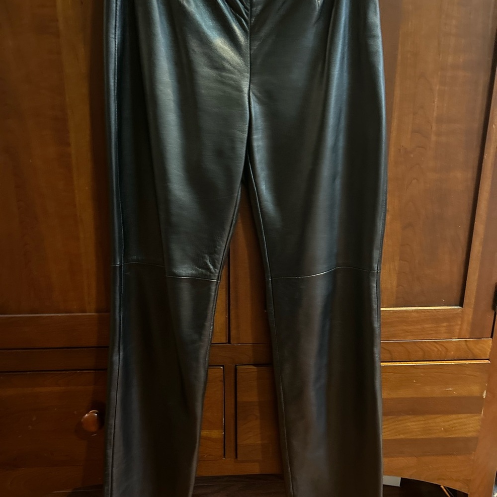 Black Leather Pants